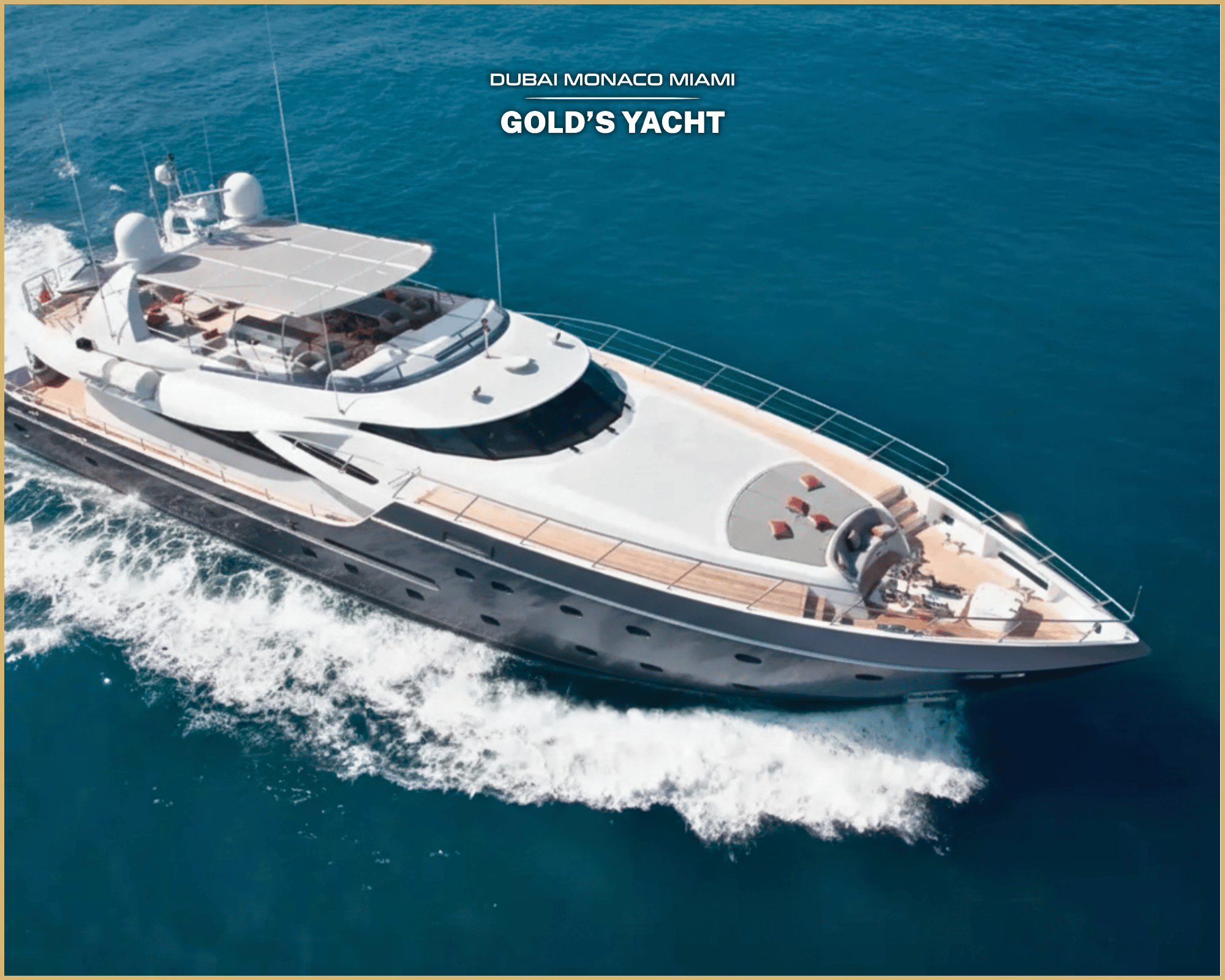 Gems 130 ft — 130ft charter yacht in Dubai Harbour, Dubai